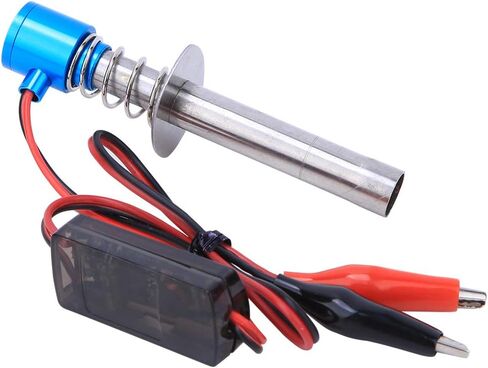Dan&Dre Glow Plug Igniter Pressial Universal RC Engine Ignition Vehicle Accessories for 1 8 1 10 Remote Control Car in Kuwait