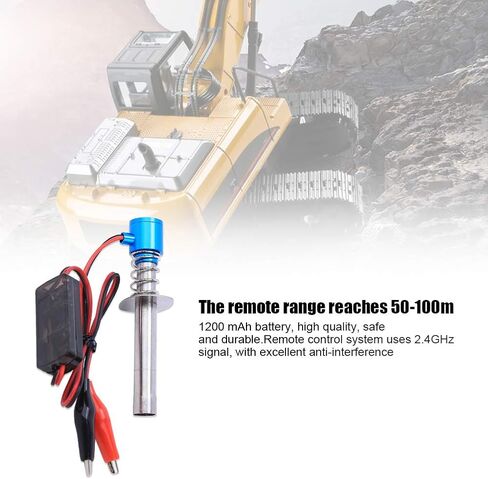 Dan&Dre Glow Plug Igniter Pressial Universal RC Engine Ignition Vehicle Accessories for 1 8 1 10 Remote Control Car in Kuwait