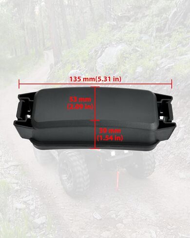 SAUTVS Fusebox Cover Black Plastic Fuse Box Battery Cover for Polaris Sportsman 450 570 850 XP 1000 ACE Hawkeye Scrambler 2014-2025 Accessories, Replace OEM# 4015011 in Kuwait