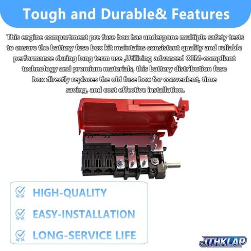 Engine Compartment Pre Fuse Box Battery Distribution Fuse Block Replacement 68260128AB Fit for Chrysler Pacifica 2017-2026 Voyager 2020-2026 Front Power Distribution Fuse Box in Kuwait