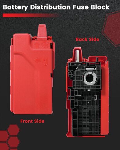 68260128AB Pre Fuse Box, Engine Bay Battery Distribution Fuse Block, Compatible with Chrysler Pacifica 2017-2026/Voyager 2020-2026 Red & Black in Kuwait