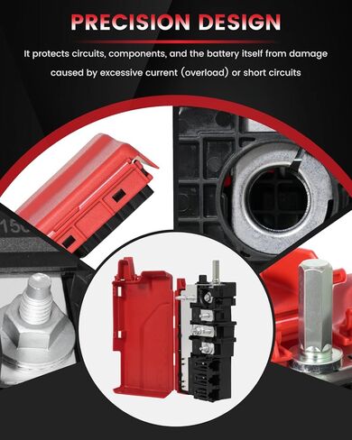 68260128AB Pre Fuse Box, Engine Bay Battery Distribution Fuse Block, Compatible with Chrysler Pacifica 2017-2026/Voyager 2020-2026 Red & Black in Kuwait