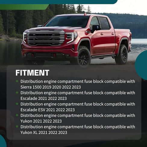 84694241 Distribution Engine Compartment Fuse Block Compatible with Sierra 1500 2019-2023 Escalade/ESV Yukon/XL 2021-2023 85119042 in Kuwait