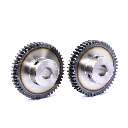 1Pcs Module 1 Spur Gear Metal Mechanical Transmission Gear 6~25mm Bore Steel 1M 40~100 Tooth Motor Pinion Convex Gear(14mm,44 Teeth) in Saudi Arabia