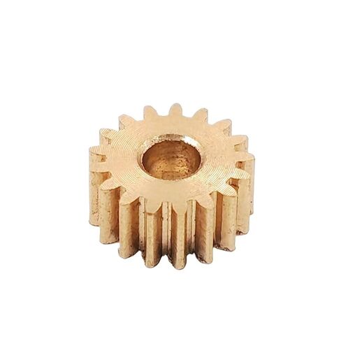 17T 0.5M Copper Gear OD=9.5mm 2.98mm Hole 4mm Thickness 17Z Metal Pinion 174A in Kuwait
