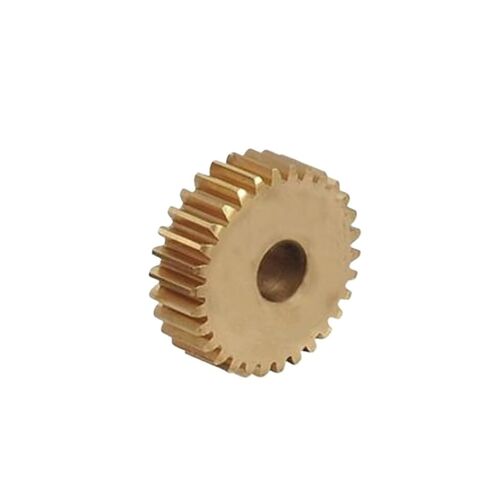 5PCS 0.5M 8T 9T 10T 11T 12T 13T 14T 15T 16T 17T 18T 19T Teeth Brass Spur Gear bore 2/3/4/5/6/mm(2mm,17 Teeth) in Kuwait