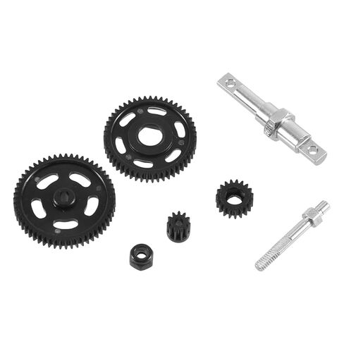 مجموعة تروس ناقل الحركة الفولاذية لـ 1/24 RC الزاحف المحوري SCX24 AXI90081 AXI00002 C10 AXI00001 ترقية الأجزاء in Kuwait