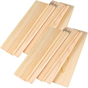10pcs Pine Wood Boards Batten Boards Small Plywood Pieces for Photography Background Props Photo 4x15cm in Kuwait