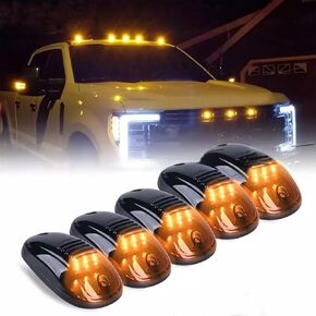 Solar Powered Cab Lights for Trucks, Battery Operated No Drill Installation, Waterproof Motion Sensor LED Lights, Auto On/Off Vibration Activated Safety Lights for Pickup Trucks RV SUV in Saudi Arabia
