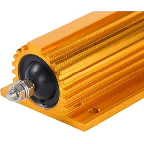 Gold Aluminum Shell Resistor Rxg24-75W100W150W200W250W Current Limiting Precharge Load Metal Discharge Resistor 10 Ohm 20 Ohm 30 Ohm 50 Ohm 100 Ohm 150 Ohm 200 Ohm(250 Watts,30K Ohm) in Kuwait