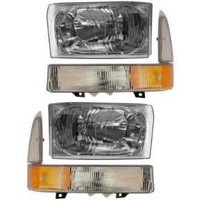 Replacement 4 Piece Lighting Kit fits Ford F250 Super Duty / F350 Super Duty with Aero Headlights 2002-2005 in Kuwait