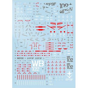 WaterSlide Decals Model Stickers for PG RX-78-2 Model Decal kit in Kuwait