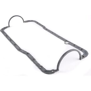 JEGS One-Piece Oil Pan Gasket | Fits 1969-1996 Ford 351W / 5.8 Liter Engines | Washable & Reusable | Made In USA in Kuwait