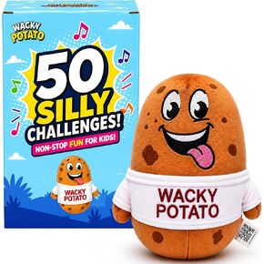Wacky Potato - لعبة البطاطس التفاعلية الناطقة الموسيقية | 50 تحديًا سخيفًا و15 أغنية | نشاط حفلة عائلية مضحكة للبنين والبنات | هدية داخلية وخارجية للأطفال in Kuwait