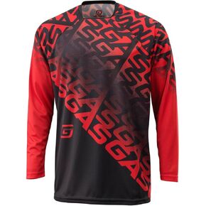 KTM GASGAS Offroad Jersey (أحمر/أسود) (الولايات المتحدة، Alpha، X-Large، عادي، عادي، 1، أحمر/أسود) in Kuwait