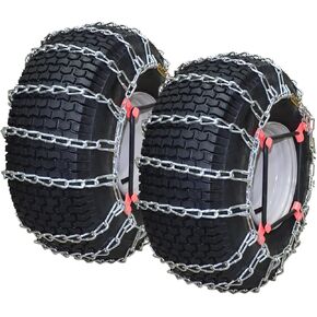 Set of 2 Tire Chains with Tensioners for Tire size 16x6.5x8 2-Link in Saudi Arabia