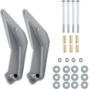 New Dual Front Shock Kit Compatible with Ford F250 F350 Super Duty 4WD 1999-2004, High-Strength Steel, CNC Machined, for Front Leaf Spring Gas Diesel V8 V10 Models in Kuwait