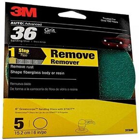 Green Corps Sanding Disc with Stikit Adhesive Attachment - OE 31548 in Saudi Arabia