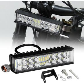 طقم المصابيح الأمامية لنحلة Sur-Ron Light Bee، طقم شريط الإضاءة الأمامي PSLER التوصيل والتشغيل مجموعات المصابيح الأمامية 6000K تناسب Sur Ron Light Bee X/S Segway X160/X260 in Kuwait