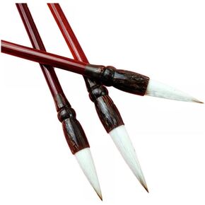 Multiple Hair Brush Chinese Traditional Calligraphy Writing Brush Set Larger Regular Script Brush in Kuwait