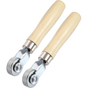 HARFINGTON 2 قطعة بكرة درز السيارة 0.47 بوصة لين صوت السيارة خافت الصوت بكرة دوارة مع مقبض PP لتطبيق ورق جدران بساط عازل للحرارة للضوضاء التلقائي in Kuwait