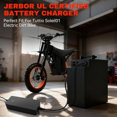 JERBOR 54.6V 2A Battery Chargers for Tuttio Soleil01 Drit Bike, 48V Charger Power Supply Adapter with UL Certification for Tutto Tutti Soleil01 Electric Bike in Kuwait