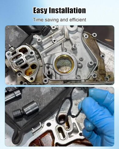 Oil Pump Seal Kit Fit for Acura CL RDX ZDX RL MDX TL Honda Accord Crosstour Passport Pilot Odyssey Ridgeline Replace 15221-RYE-A01 15115-P8A-A01 91319-R70-A01 91212-5MR-A01, 4-Piece in Kuwait