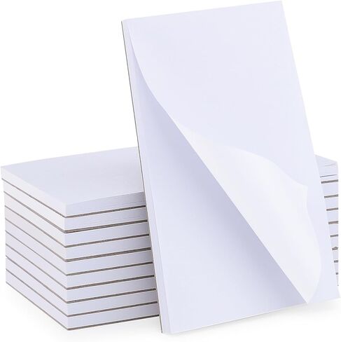 Thboxes 10 Pack Note Pads, 3"x 5" Writing Pads Scratch Pad 50 Sheets per Pad Small Memo Pad Server Notepad Blank Notepads for Nurse Gifts Office School Home To Do Lists Grocery List in Kuwait