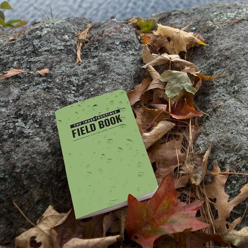 Elan Publishing Company The Indestructible, Waterproof, Tearproof, Weatherproof Field Notebook - 3.5"x5.5" - Green - Lined Memo Book - Pack of 4 in Kuwait