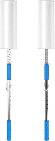 Stretch Film Dispenser Pole Holder, 48 Inch Heavy Duty Long Handle Stretch Wrap Dispenser, Fit Width 12" to 24" Rolls with 2" to 3" Core, for Industrial Grade and Packaging (Film Not Included) in Kuwait