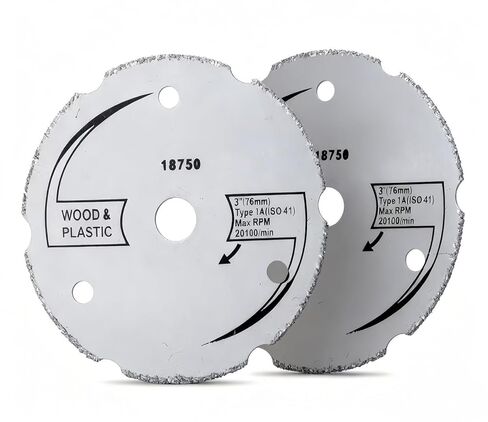 2pcs for SM500 Saw Max 3 inch Wood/Plastic Blade Segment Carbide Circular Saw Compatible with for Saw Max US40 and Rotozip zipsaw RFS1000-7/16" Arbor in Saudi Arabia