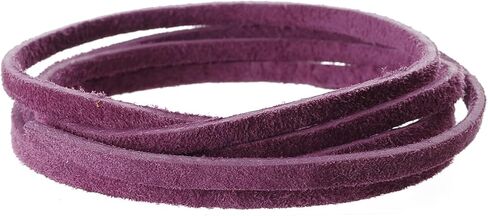 Realeather Suede Lace Spool, 1/8" x 25 yd, Violet in Kuwait