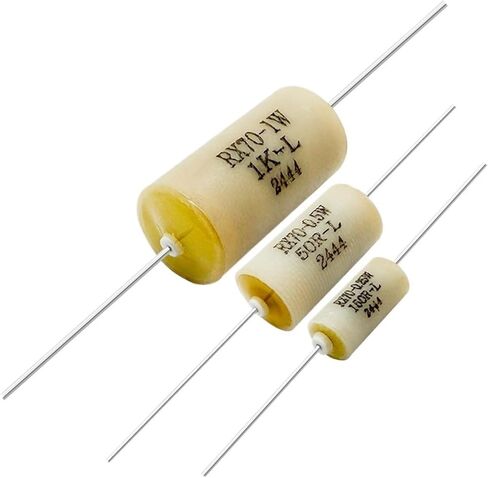 Rx70 Sampling Wirewound Fixed Resistor 0.25W 0.5W 1W 2W 3W Plug-In Low Temperature Coefficient Standard Resistor 1R to 500R 1K to 100K 100K to 1m 0.01% 0.02%(0.5 Watts,1 Ohm) in Saudi Arabia