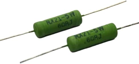 5 قطعة RX21 6W 10W سلك مقاومة الجروح 5%0.1R 0.5R 1R 4.7R 10R 18R 20R 22R 24R 27R 30R 33R 36R 47R 100R 220R 470R 1K 10K 12K 15K(10W) 300 ر) in Kuwait