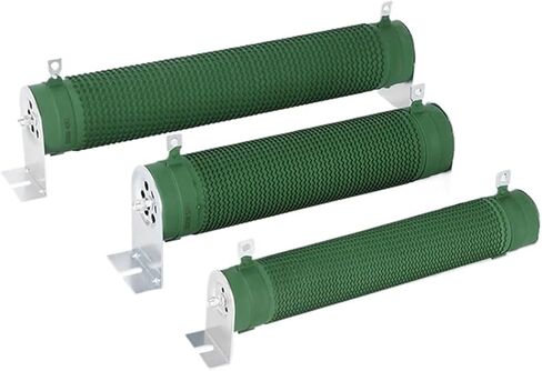 Rxhg الطاقة المموج الأنابيب السيراميك تحميل لف المقاوم الثابت 300W500W1000W1500W2000W العاكس الفرامل المقاوم 1 قطعة (1500 واط، 400 أوم) in Kuwait