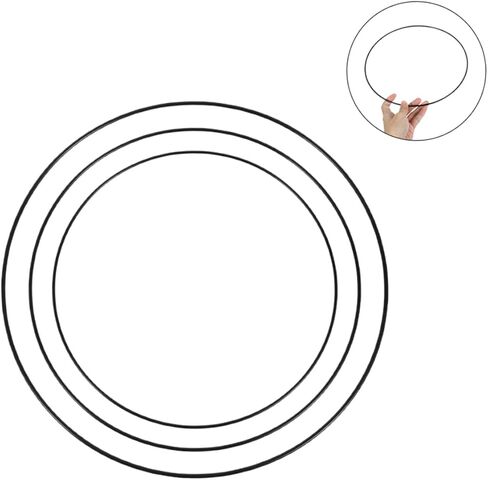 9pcs Floral Wreath Craft Hoops for Dream Catchers and Wedding Decor Includes Hoops for Versatile Floral Arrangements in Kuwait