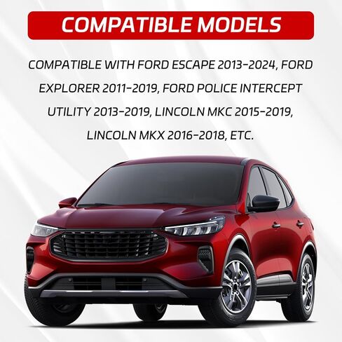 غطاء غطاء ذراع ممسحة الزجاج الأمامي الخلفي، بديل لأداة Ford Explorer & Police Interceptor Utility، ملاءمة مباشرة، يحل محل LB5Z-17C526A، بلاستيك أسود متين، تركيب سهل التركيب بدون أدوات in Kuwait