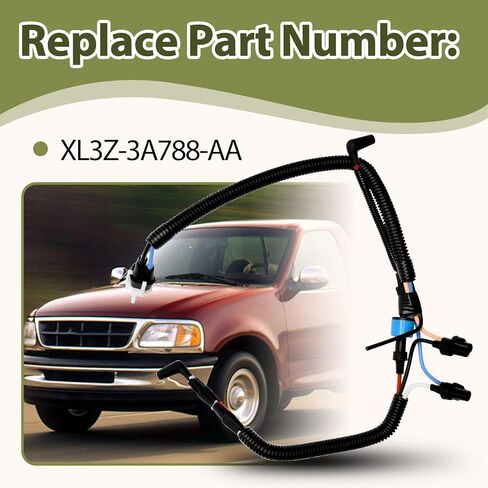 XL3Z3A788AA أنبوب خط الملف اللولبي الفراغي مع صمام فحص متوافق مع Ford F150 1999-2003، F150 Heritage 2004 & F250 1999 4WD Auto Lock Hub Actuator XL3Z-3A788-AA in Kuwait