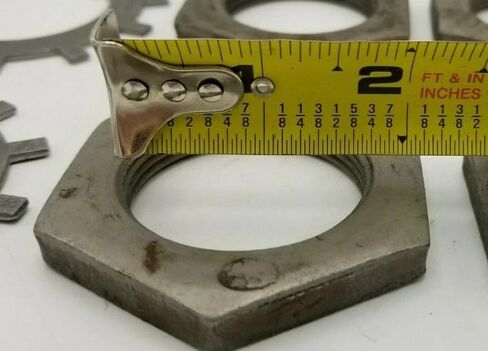 SEK-3-L2 1-3/4" Trailer Spindle Washer Nut Kit Round Spindle Axle 2 Wheel,for 10kHD 12k 13K 15k Heavy-Duty Trailer axles,RV Camper Complete Spindle Nut & Washer One-Axle Set in Kuwait