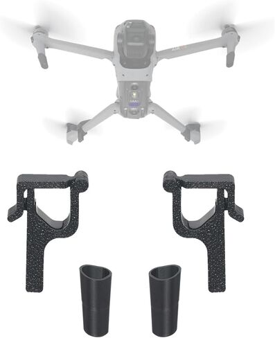 CAPART Landing Legs and Mats for DJI Air 3S, Lightweight Landing Gear Quick Release 25mm Extended Feet Spare Parts Accessories in Kuwait
