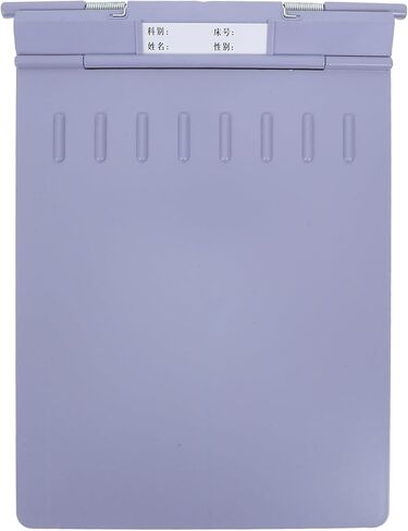 PRETYZOOM Plastic Clipboard Folder, Grey Reinforced Thickened Hospital Paperwork Holder, Legal Size Multi-Purpose Nursing Station Chart Organizer for Doctor Office in Kuwait