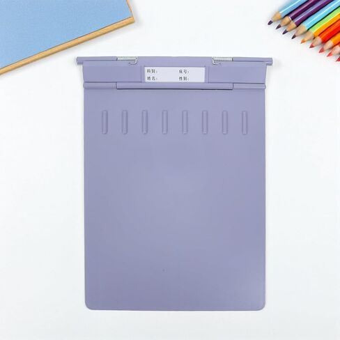 PRETYZOOM Plastic Clipboard Folder, Grey Reinforced Thickened Hospital Paperwork Holder, Legal Size Multi-Purpose Nursing Station Chart Organizer for Doctor Office in Kuwait