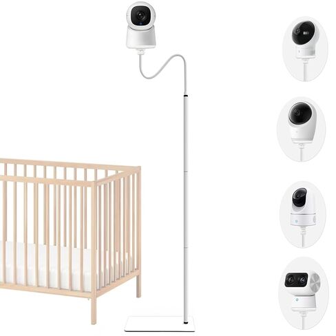 Baby Monitor Floor Stand Holder Mount Compactible for eufy E20,E21,E30, Indoor Cam S350,Spaceview E110, Spaceview pro E210,E220 in Saudi Arabia