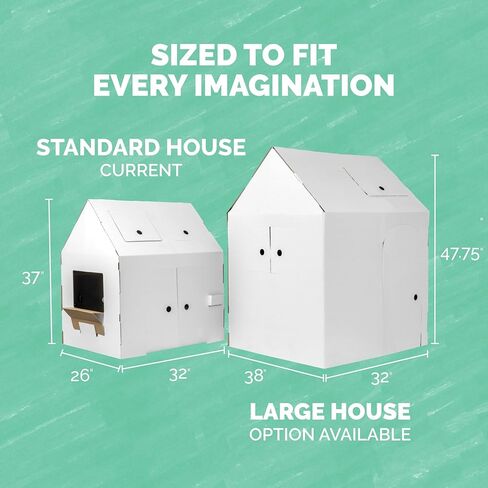 Bankers Box at Play Color in Holly Jolly Playhouse, Cardboard Playhouse and Life Size Craft Activity for Kids and Families in Kuwait