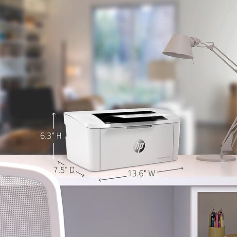 طابعة HP LaserJet Pro M15w اللاسلكية أحادية اللون، تعمل مع Alexa (W2G51A) in Kuwait