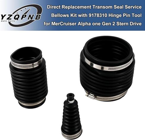 Transom Seal Repair Kit​ 803099T1 compatible with MerCruiser Alpha One Gen 2（1991 and up）Bellows Kit​ Stern Drive Maintenance Kit Replacement for Sierra 18-8206 in Kuwait