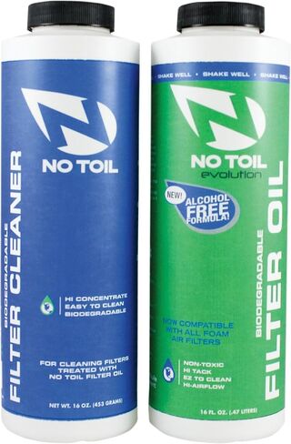 No-Toil Evo Filter Oil & Cleaner (2pk) for Motorcycles EV104 in Kuwait