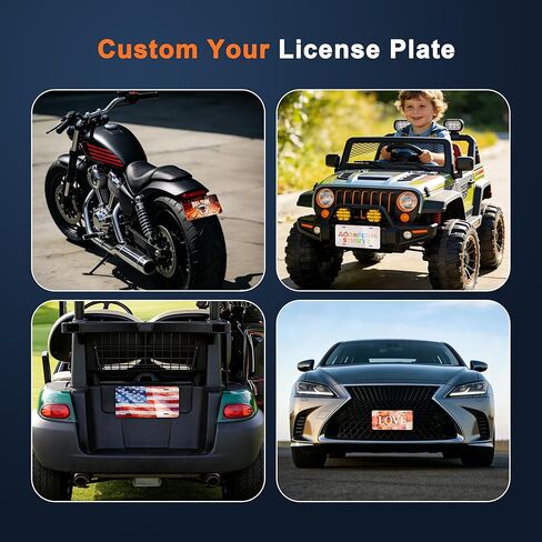 10 Pack Sublimation License Plate Blanks 6x12 Inch, 0.65mm Thick, Double-Sided Protective Film, Aluminum White Panels for DIY Custom Art & Crafts in Kuwait