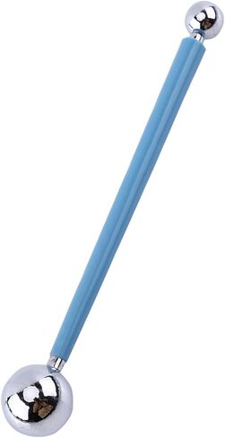 Generic أداة تشكيل الكرة على شكل قلم الكرة أداة تشكيل 4 عبوات من الفولاذ المقاوم للصدأ ذات نهاية مزدوجة مع 8 أحجام مقبض مطاطي لتزيين الكيك ونحت الطين in Kuwait