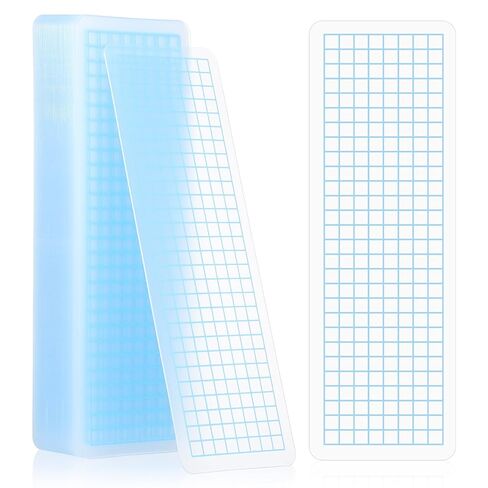 NUOBESTY 40Pcs Washi Tape Organizer Boards, Decorative Sub-Packing Boards Plates with Rounded Corners for Craft Tape Storage, Home Office School, 5.9x1.96 Inch in Kuwait